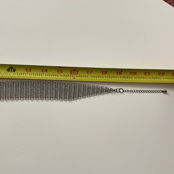 Unique Chainmail Victorian Whimsigoth Crystal Beaded Necklace - Picture 9 of 9